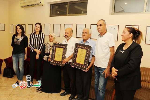  رابطة صحافيي الداخل تكرم الزميلين عوض دراوشه وسمير ابو الهيجاء في احضان جمال قرية عين حوض الخلابة 